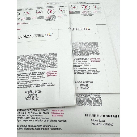 Color Street Nail Strips Lot 11 Packs Assorted Colors - Picture 9 of 10